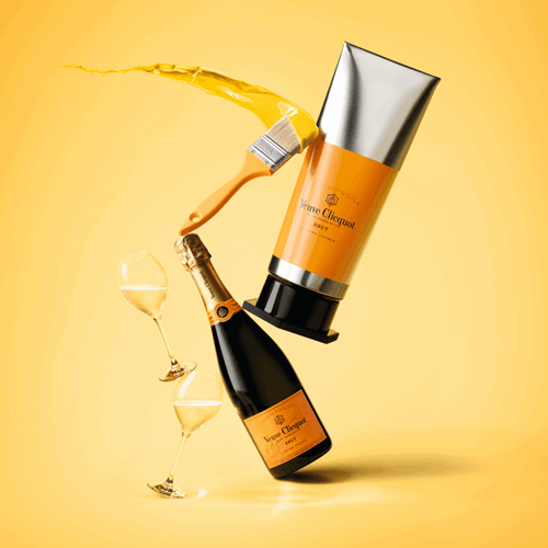 Veuve Clicquot Yellow Label Brut 75cl Champagne - Gorache Gift Box - Delivered to Your Door